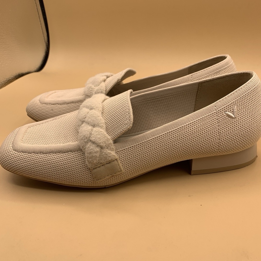 VIVAIA Caitlin 2.0 Square-Toe Knot Loafers in Almond (EU 39) US 8 - Picture 5 of 9